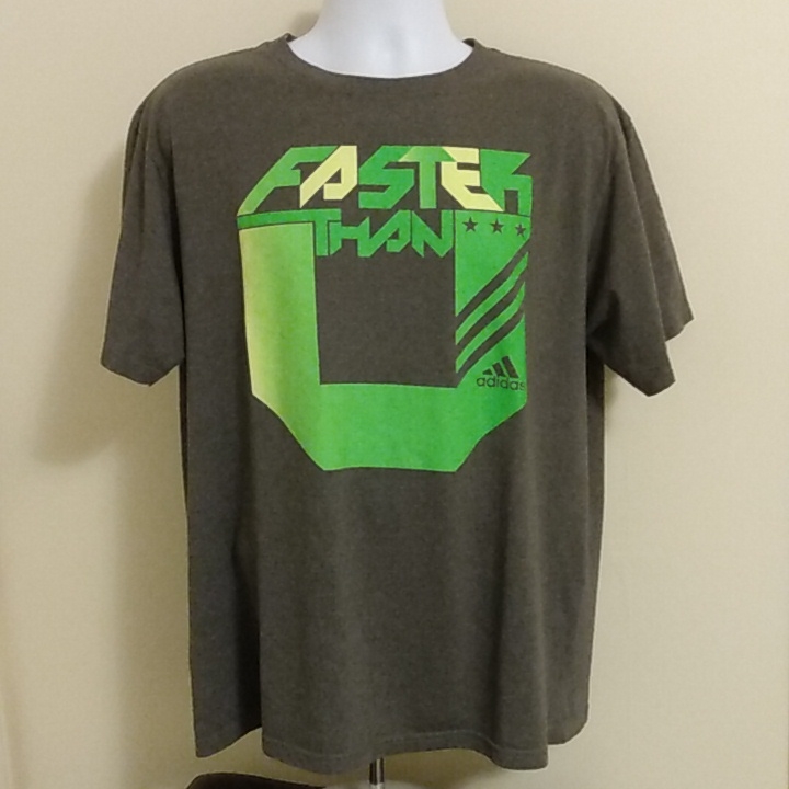Adidas Faster Than U Tshirt  Size L